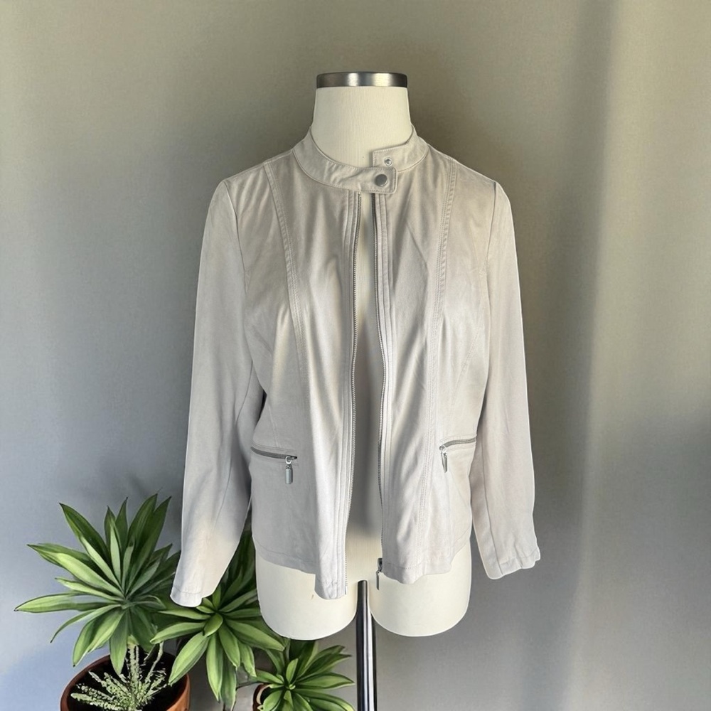 Mo-Ka Ebele Faux Suede Moto Jacket